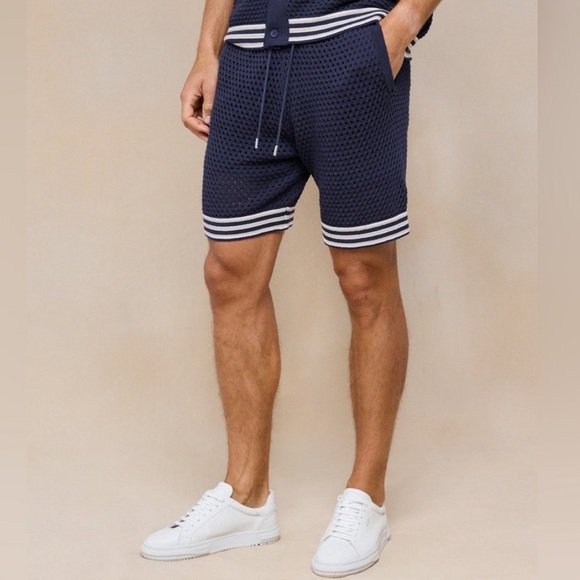 RAITH CROCHET KNIT SHORTS IN NAVY ☀️🚤 - Picture 6 of 6